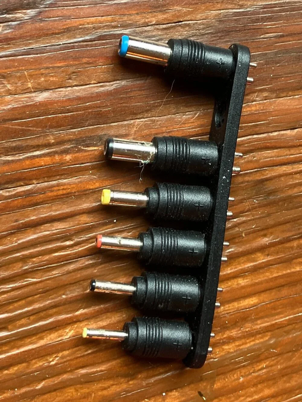 Universal 6-Piece DC Power Adapter Tip Set (5.5mm Base)